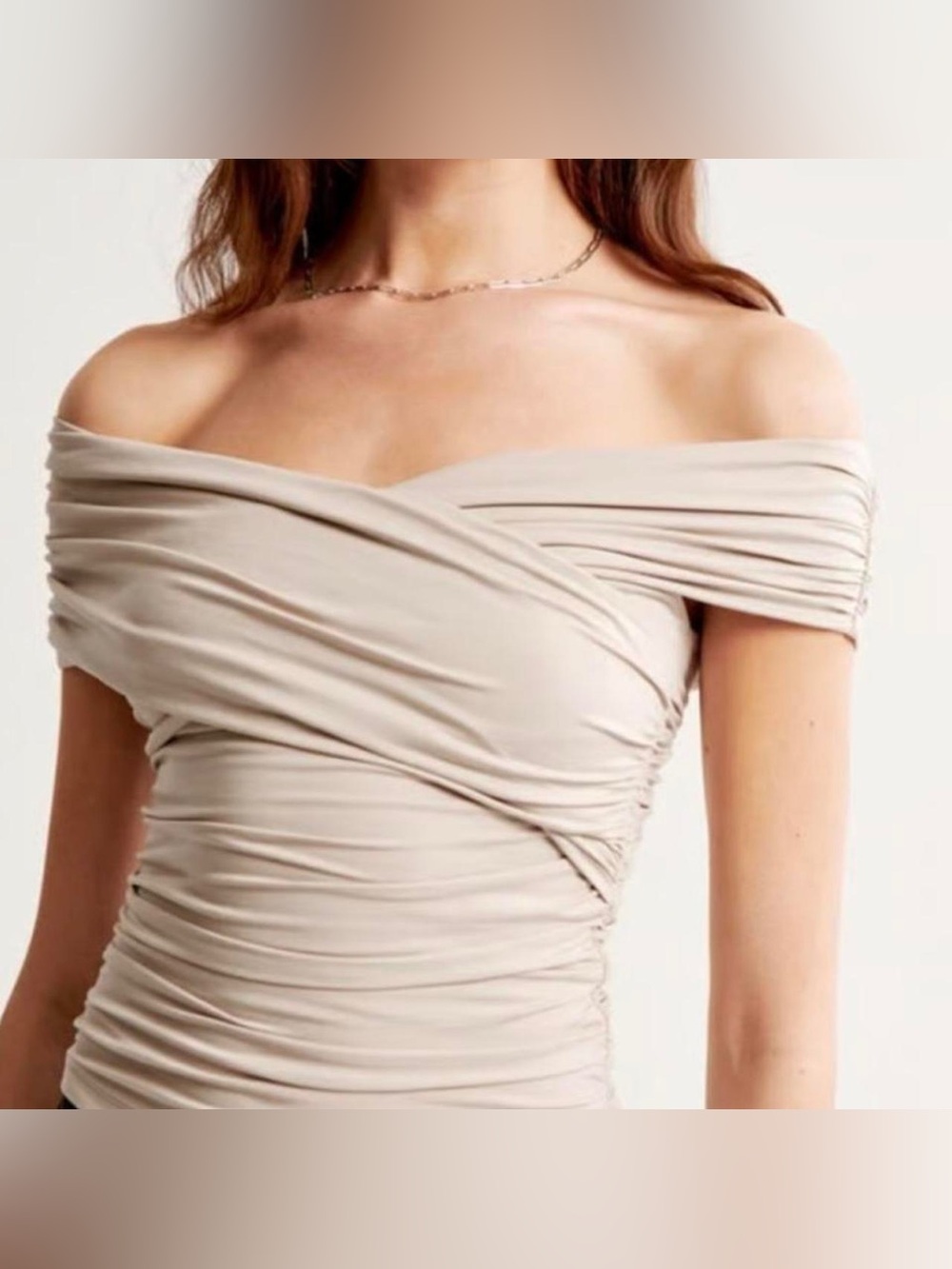 Abercrombie & Fitch | Off Shoulder Wrap Top